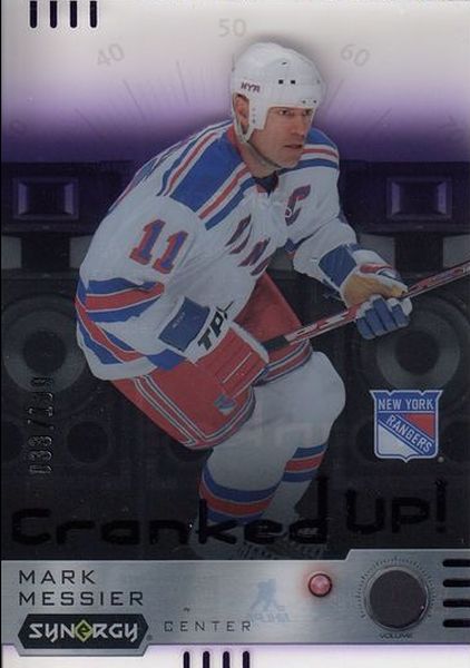 insert karta MARK MESSIER 23-24 Synergy Cranked Up Purple /199